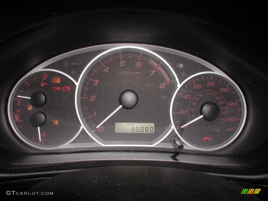 2011 Subaru Impreza WRX Sedan Gauges Photo #72440877