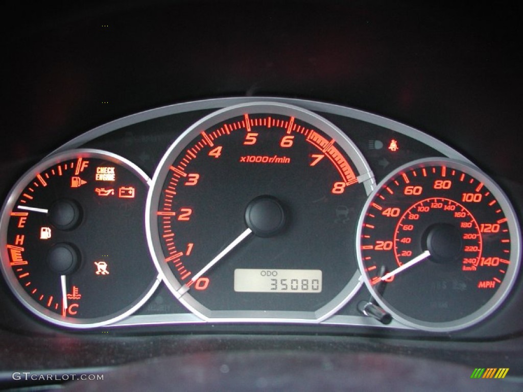 2011 Subaru Impreza WRX Sedan Gauges Photo #72440901