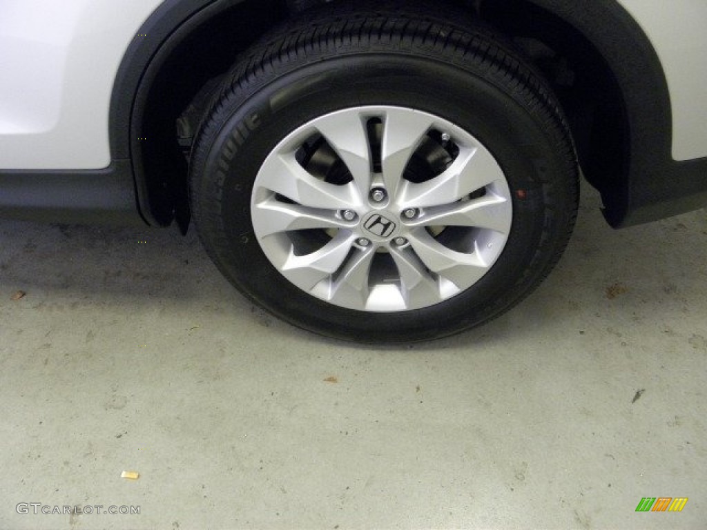 2013 CR-V EX AWD - Alabaster Silver Metallic / Gray photo #5