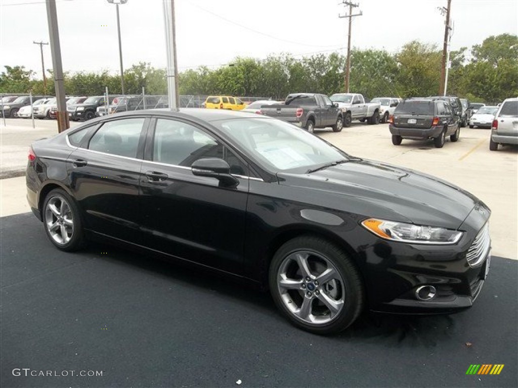 Tuxedo Black Metallic 2013 Ford Fusion SE 1.6 EcoBoost Exterior Photo #72441617