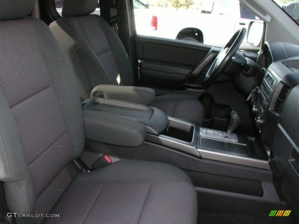 2008 Titan SE King Cab 4x4 - Timberline Green / Charcoal photo #47