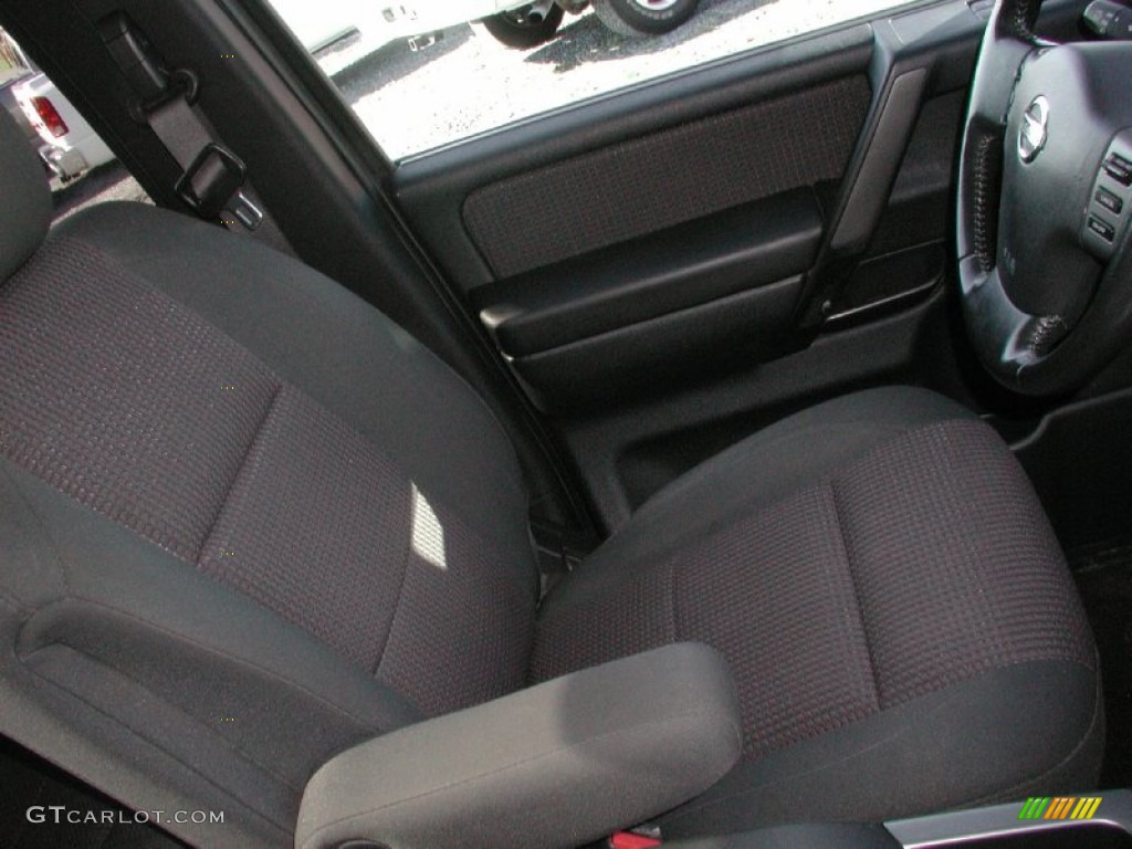 2008 Titan SE King Cab 4x4 - Timberline Green / Charcoal photo #48