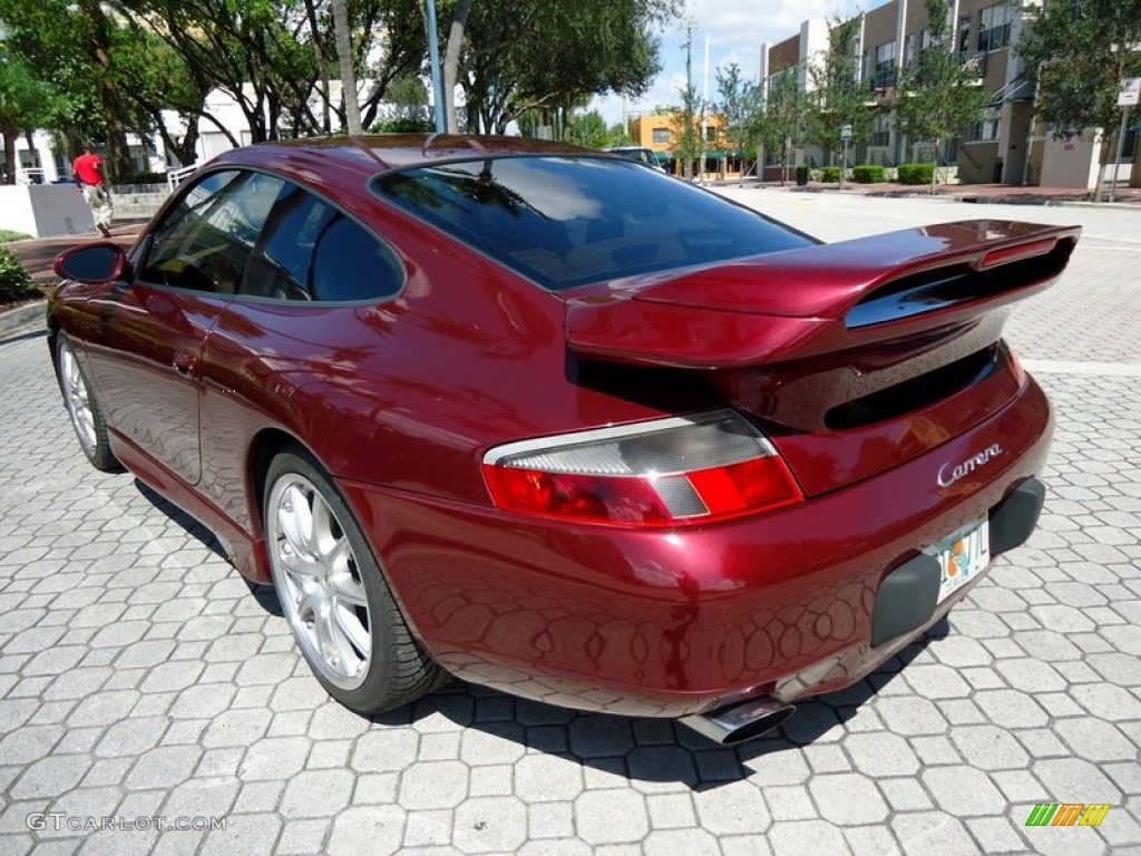 1999 911 Carrera Coupe - Arena Red Metallic / Savanna Beige photo #17