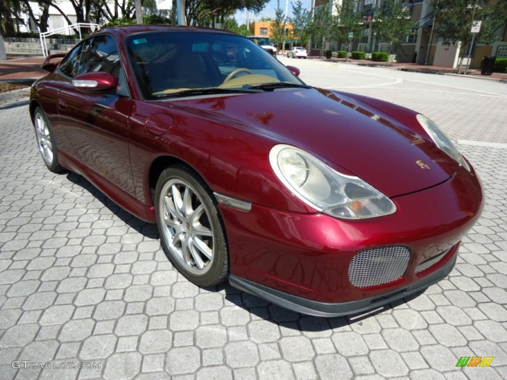 1999 911 Carrera Coupe - Arena Red Metallic / Savanna Beige photo #21