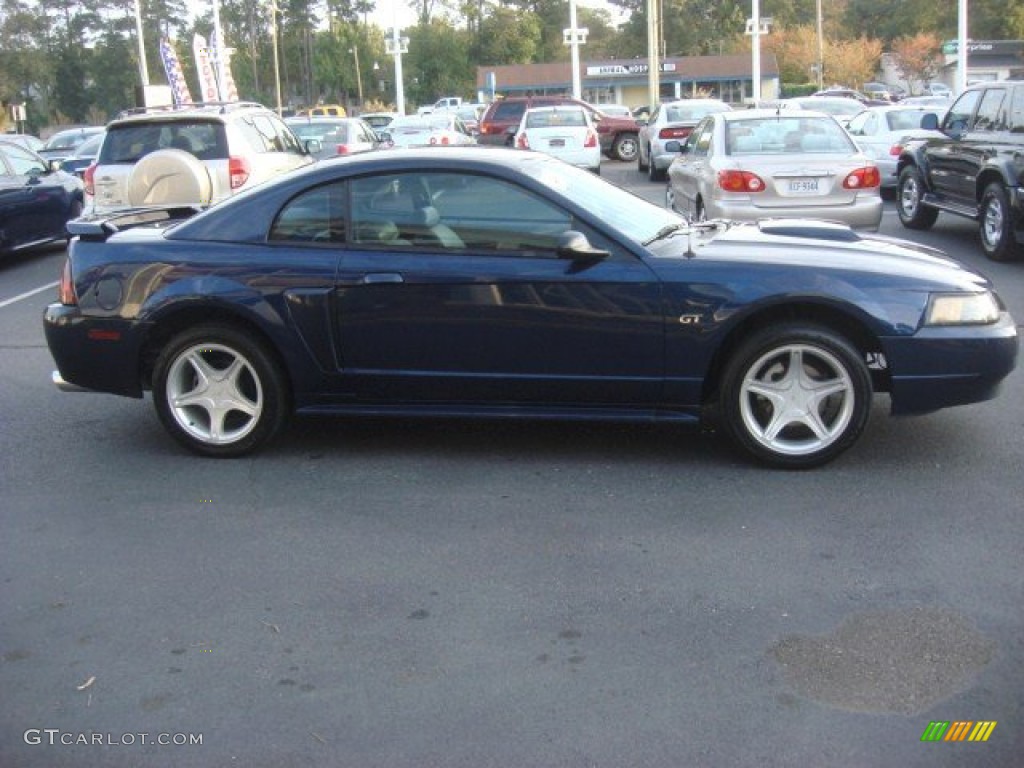 True Blue Metallic 2003 Ford Mustang GT Coupe Exterior Photo #72444340