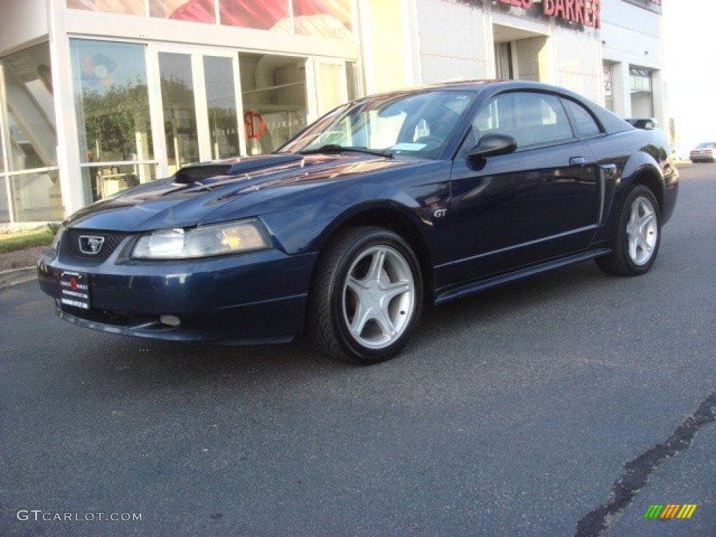 2003 Mustang GT Coupe - True Blue Metallic / Medium Graphite photo #6