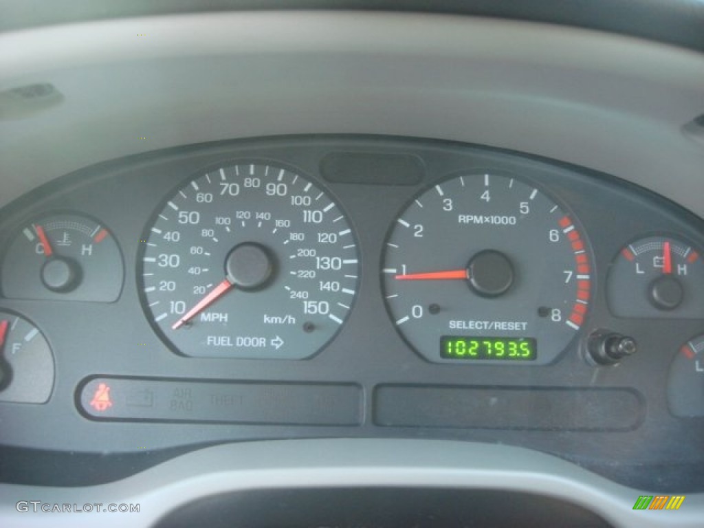 2003 Ford Mustang GT Coupe Gauges Photo #72444561