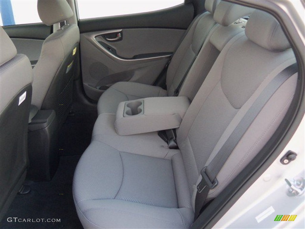 2013 Elantra GLS - Shimmering Air Silver / Gray photo #11