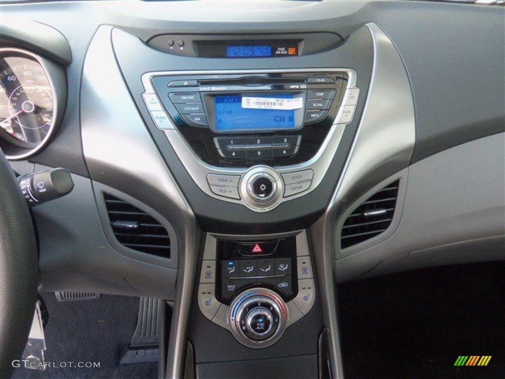 2013 Elantra GLS - Shimmering Air Silver / Gray photo #13