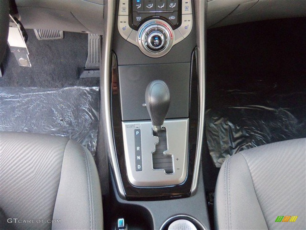 2013 Elantra GLS - Shimmering Air Silver / Gray photo #14