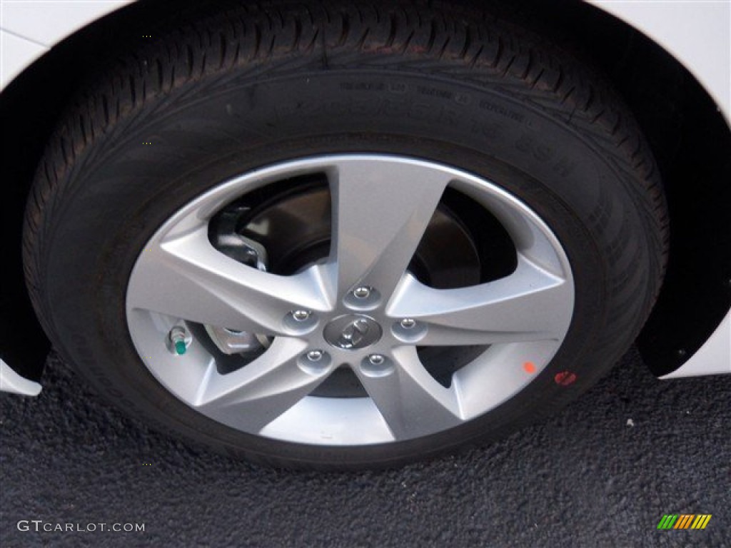 2013 Elantra GLS - Shimmering White / Beige photo #3