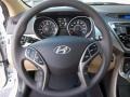 2013 Shimmering White Hyundai Elantra GLS  photo #12