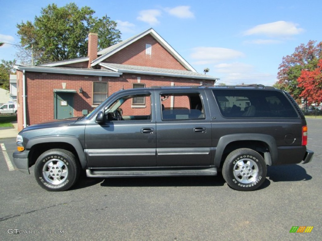 Dark Gray Metallic 2003 Chevrolet Suburban 1500 LT 4x4 Exterior Photo #72446654
