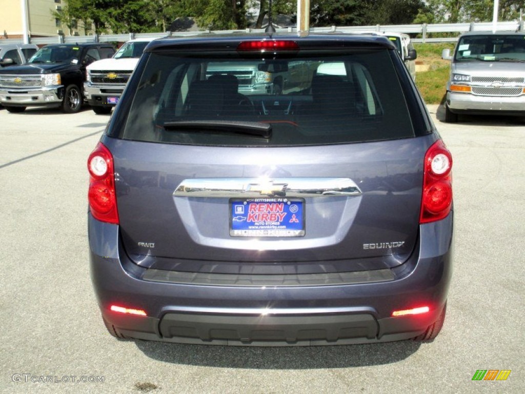 2013 Equinox LS AWD - Atlantis Blue Metallic / Jet Black photo #13