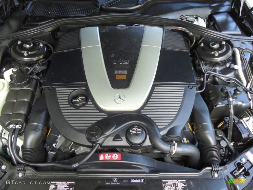 2006 Mercedes-Benz S 600 Sedan 5.5 Liter Turbocharged SOHC 36-Valve V12 Engine Photo #72448035