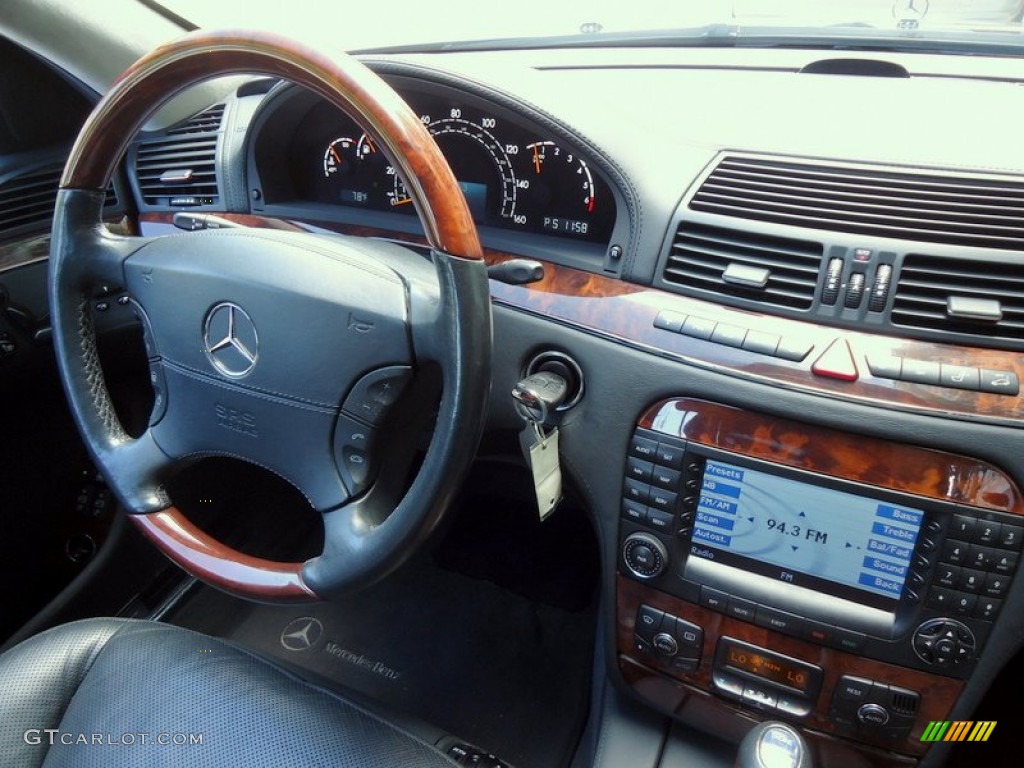 2006 Mercedes-Benz S 600 Sedan Charcoal Dashboard Photo #72448422