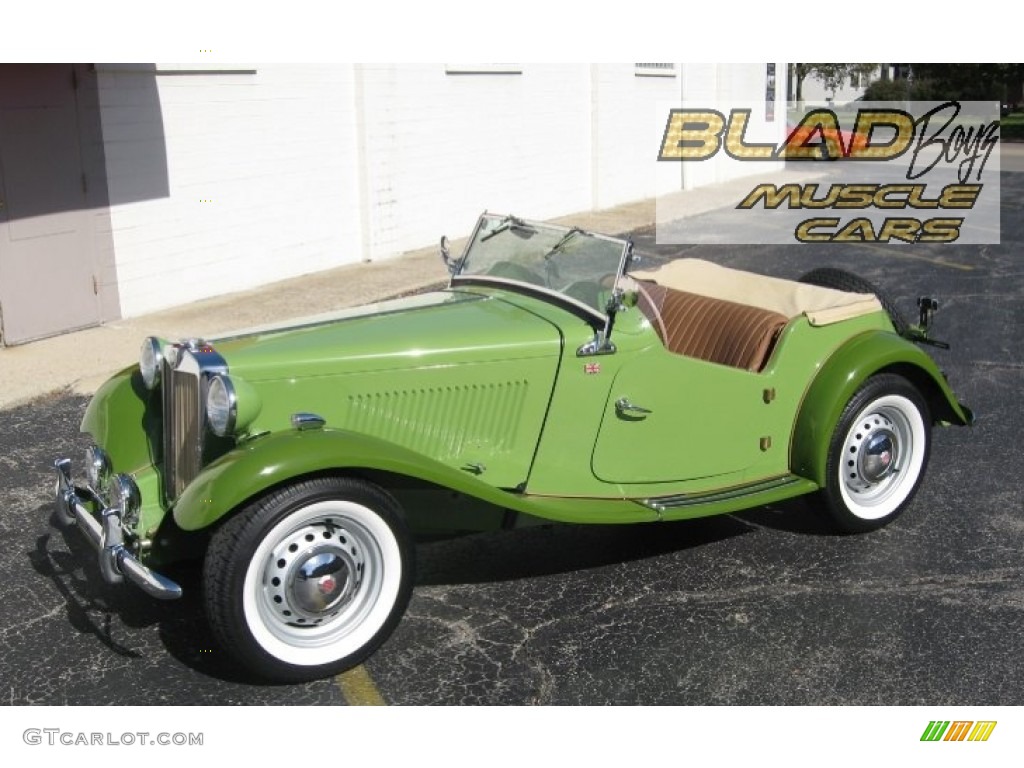 1952 TD Roadster - Two-Tone Green / Biscuit Tan photo #1