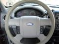 Medium Flint Grey 2005 Ford F150 XLT SuperCab 4x4 Steering Wheel