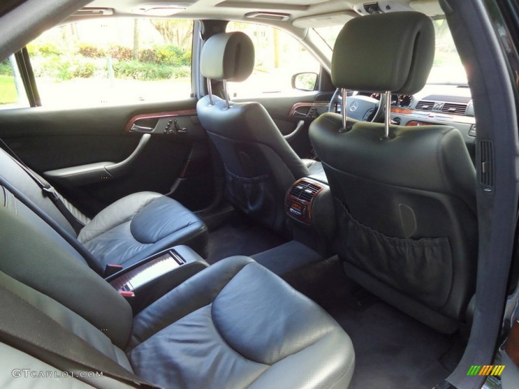 Charcoal Interior 2006 Mercedes-Benz S 600 Sedan Photo #72448509