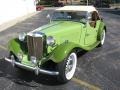 1952 Two-Tone Green MG TD Roadster  photo #6