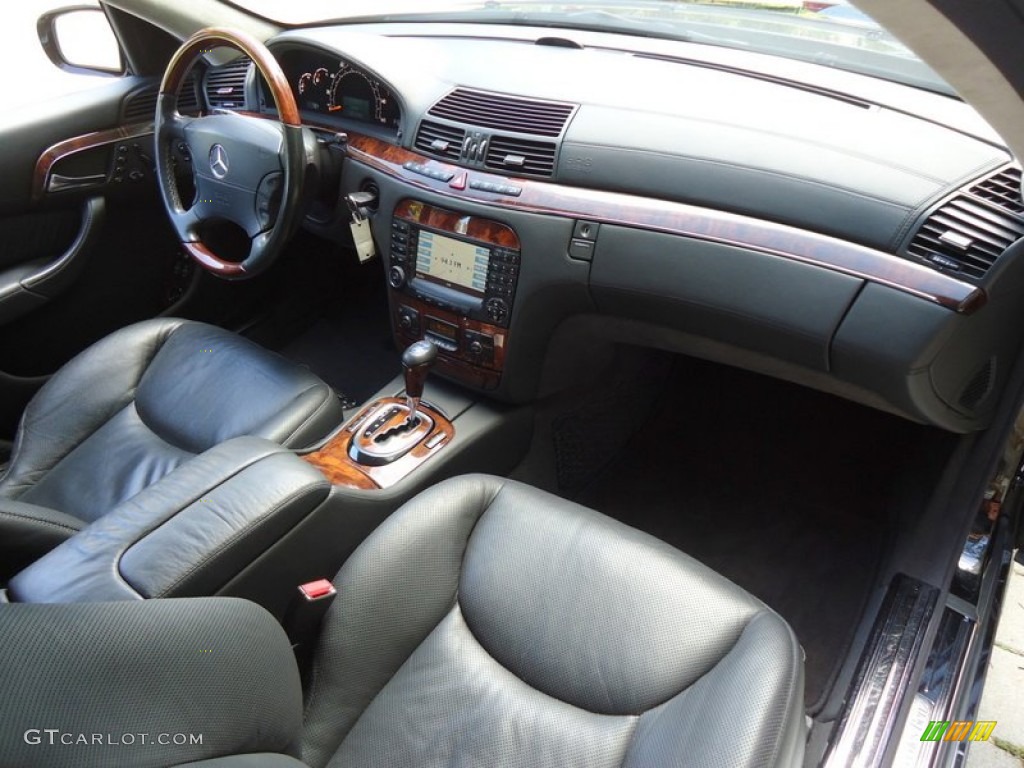 Charcoal Interior 2006 Mercedes-Benz S 600 Sedan Photo #72448713