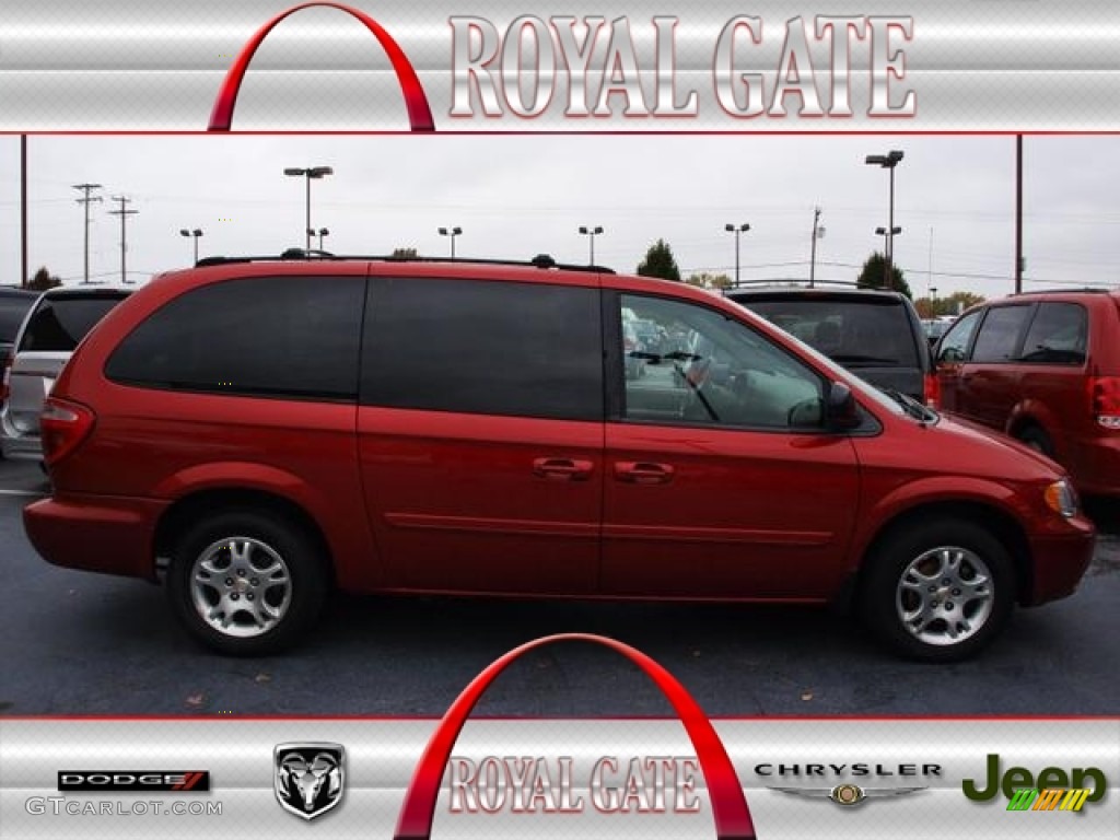 Inferno Red Tinted Pearl Dodge Grand Caravan