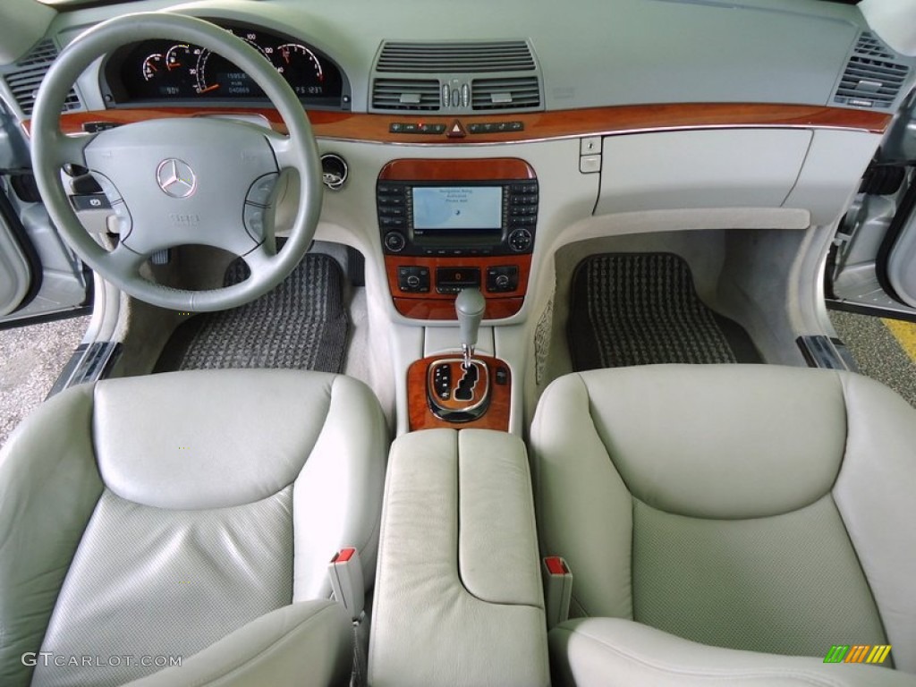 2004 Mercedes-Benz S 430 Sedan designo Stone Nappa Dashboard Photo #72450889
