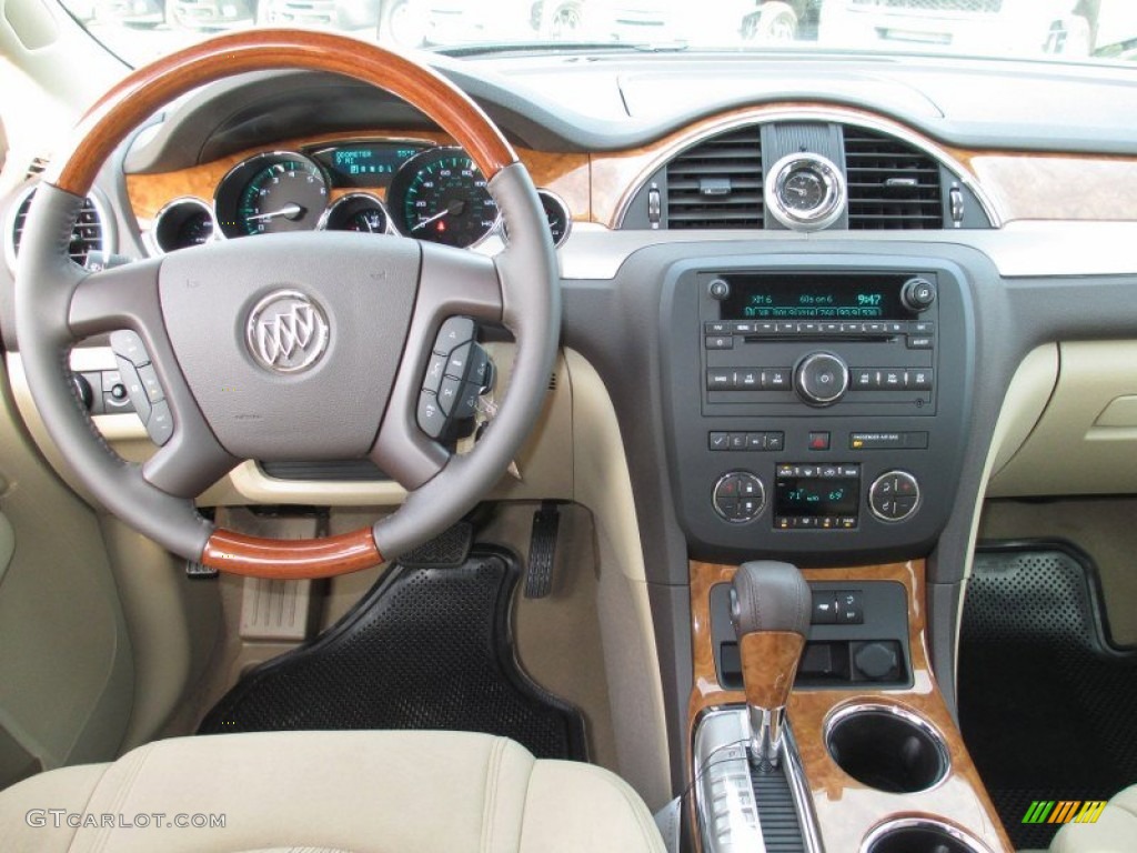 2012 Buick Enclave FWD Cashmere Dashboard Photo #72451228