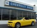 Rally Yellow - Camaro LT Convertible Photo No. 2
