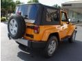 2012 Dozer Yellow Jeep Wrangler Sahara 4x4  photo #6
