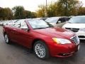 Deep Cherry Red Crystal Pearl 2013 Chrysler 200 Limited Convertible Exterior