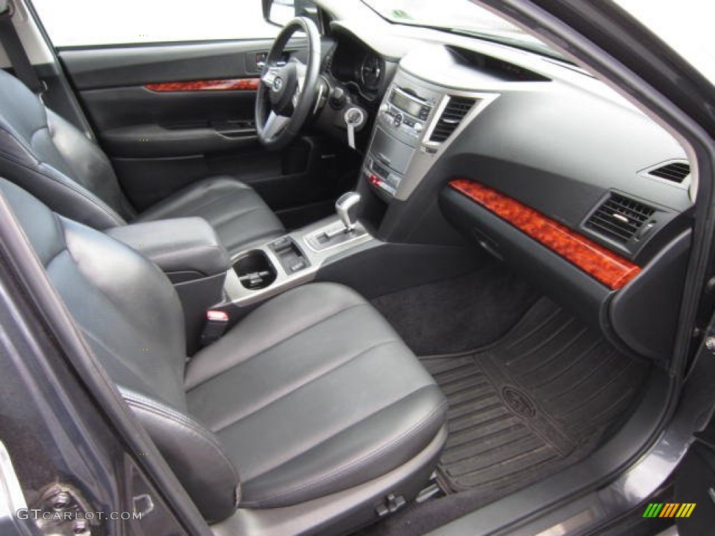 Off Black Interior 2010 Subaru Legacy 2.5i Limited Sedan Photo #72452993
