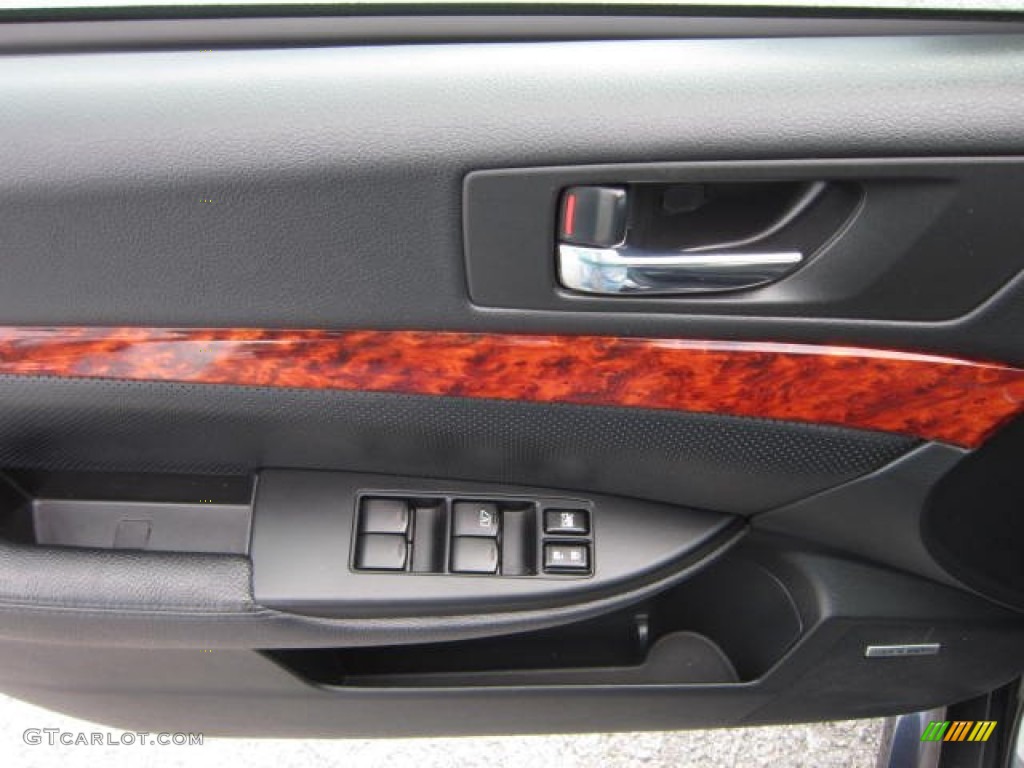 2010 Subaru Legacy 2.5i Limited Sedan Off Black Door Panel Photo #72453098