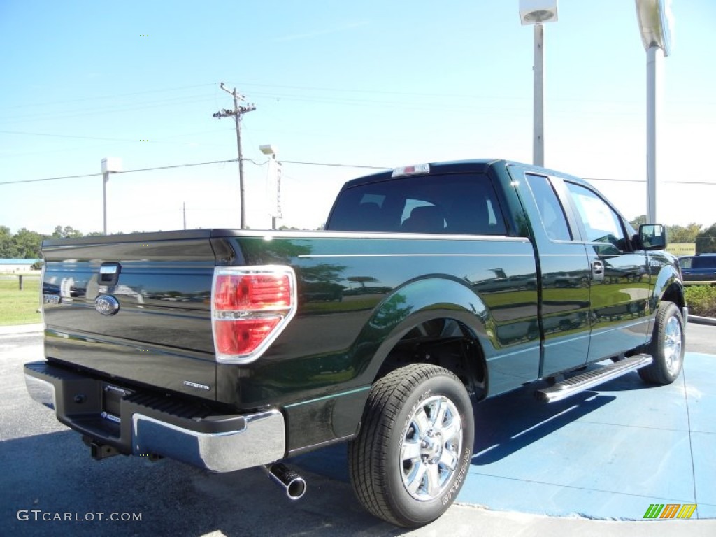 Green Gem Metallic 2013 Ford F150 XLT SuperCab Exterior Photo #72453101