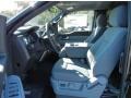 Steel Gray Front Seat Photo for 2013 Ford F150 #72453194