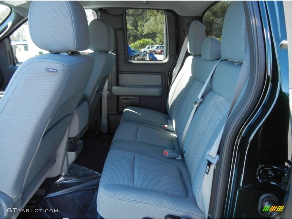 Steel Gray Interior 2013 Ford F150 XLT SuperCab Photo #72453218