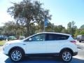 2013 White Platinum Metallic Tri-Coat Ford Escape SEL 2.0L EcoBoost  photo #2