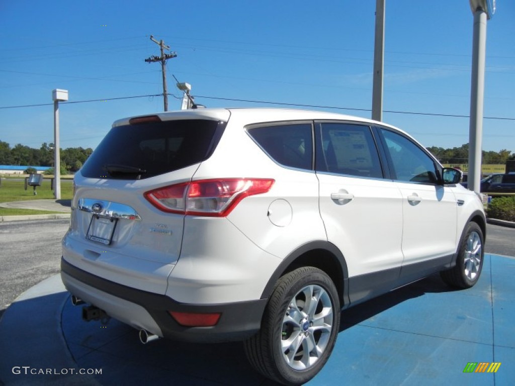 2013 Escape SEL 2.0L EcoBoost - White Platinum Metallic Tri-Coat / Medium Light Stone photo #3