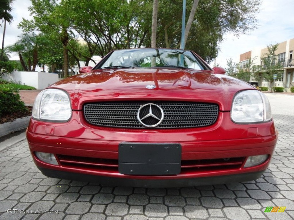 2000 SLK 230 Kompressor Roadster - Firemist Red Metallic / Charcoal photo #3