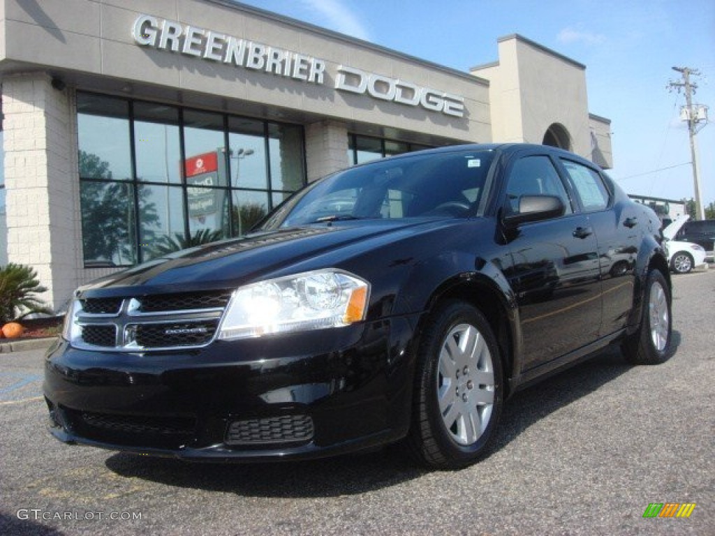 Black Dodge Avenger