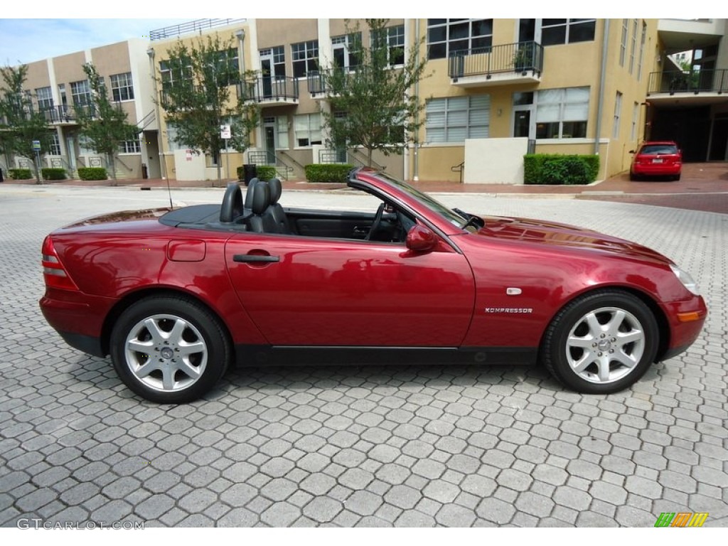 2000 SLK 230 Kompressor Roadster - Firemist Red Metallic / Charcoal photo #13