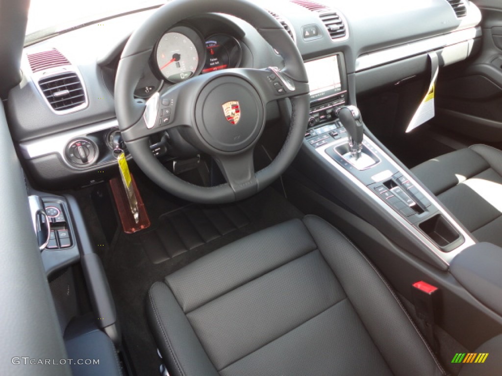 Black Interior 2013 Porsche Boxster S Photo #72455683