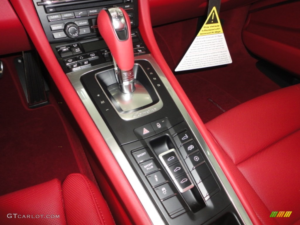 2013 911 Carrera S Coupe - Platinum Silver Metallic / Carrera Red Natural Leather photo #9
