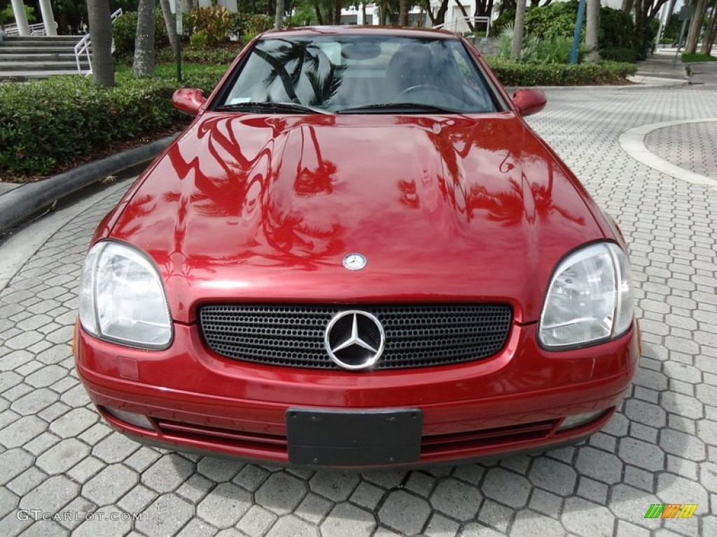 2000 SLK 230 Kompressor Roadster - Firemist Red Metallic / Charcoal photo #42