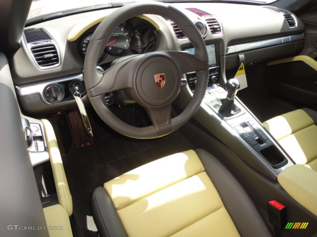 Agate Grey/Lime Gold Interior 2013 Porsche Boxster Standard Boxster Model Photo #72456366