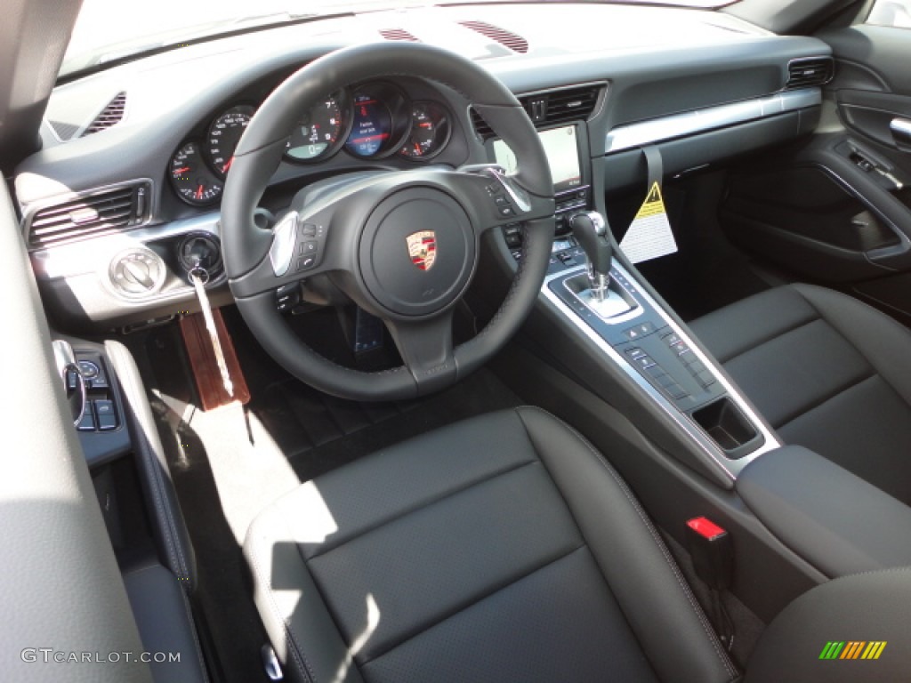 Black Interior 2013 Porsche 911 Carrera Coupe Photo #72456583
