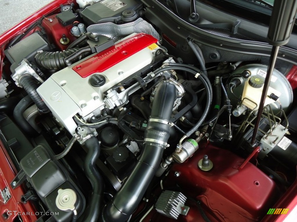 2000 SLK 230 Kompressor Roadster - Firemist Red Metallic / Charcoal photo #64