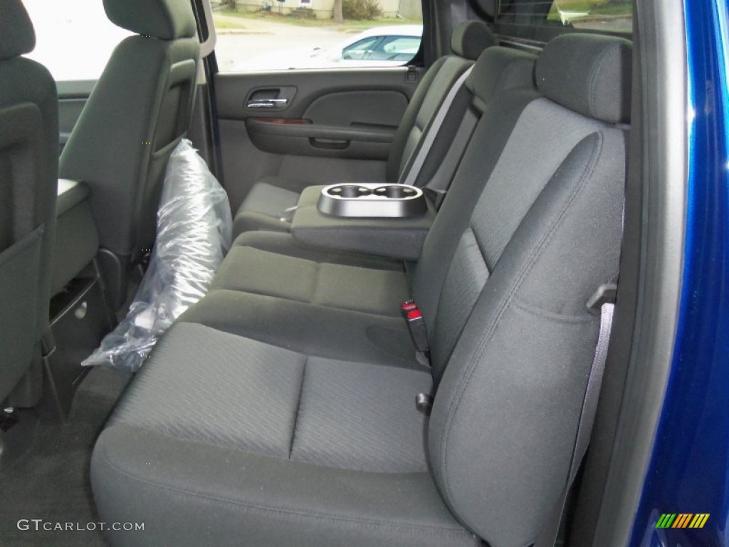 Ebony Interior 2013 Chevrolet Avalanche LS 4x4 Black Diamond Edition Photo #72457437