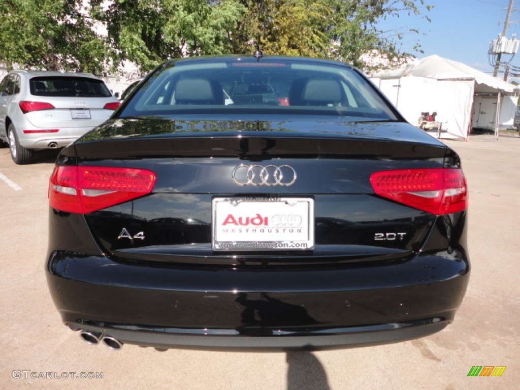 2013 A4 2.0T Sedan - Brilliant Black / Black photo #4