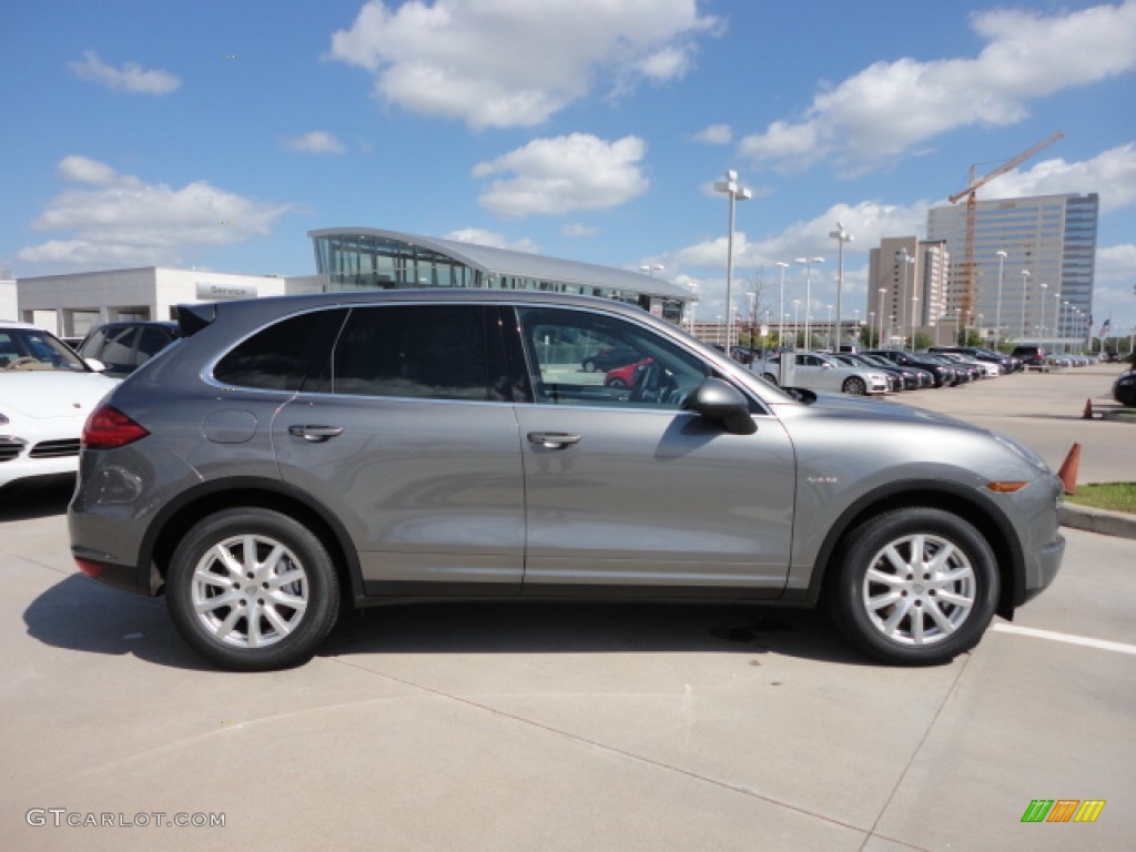 Meteor Grey Metallic 2013 Porsche Cayenne S Hybrid Exterior Photo #72458280